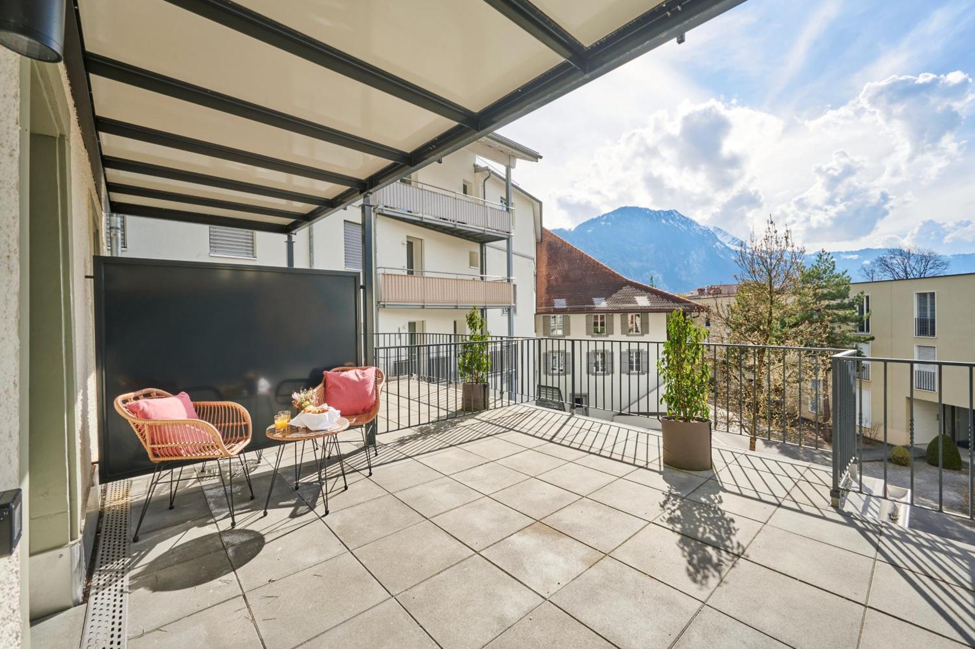 Aparthotel Krone - Self Check-In Unterseen Exterior photo
